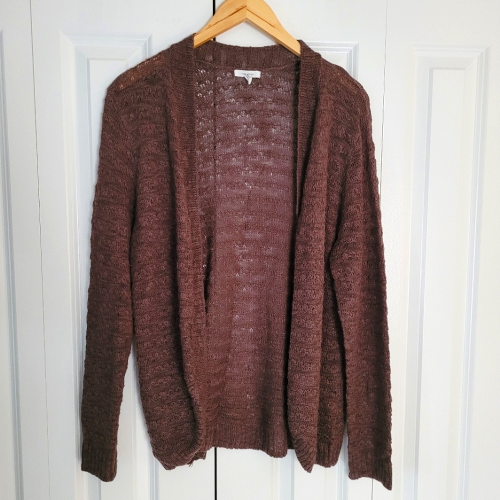 Maurices cardigan size L dusty mauve color.